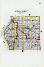 Oceana County, Michigan State Atlas 1916 Automobile and Sportsmens Guide